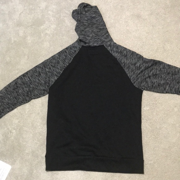 Express men’s hoodie, black/grey - Picture 4 of 4